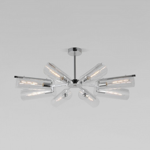 Люстра на штанге Eurosvet Trompeta 70144/8 хром