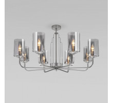 Люстра на штанге Eurosvet Defi 60138/8 сатин-никель