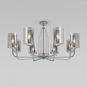 Люстра на штанге Eurosvet Defi 60138/8 сатин-никель