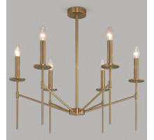 Люстра на штанге Eurosvet Anders 60142/6 латунь
