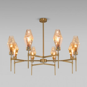 Люстра на штанге Eurosvet Prism 60143/8 латунь