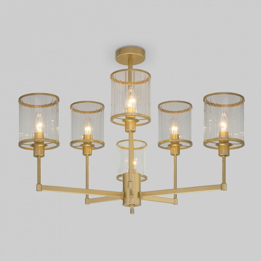 Люстра на штанге Eurosvet Inari 60144/6 золото