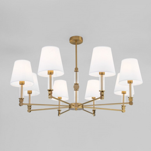 Люстра на штанге Eurosvet Conso 60145/8 латунь