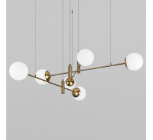 Подвесная люстра Eurosvet Planet 70146/6 латунь