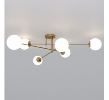Потолочная люстра Eurosvet Netz 30181/6 латунь