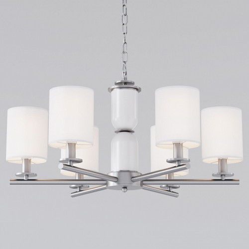 Подвесная люстра Eurosvet Caprera 60146/6 никель