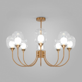 Люстра на штанге Eurosvet Spritz 70217/8 латунь