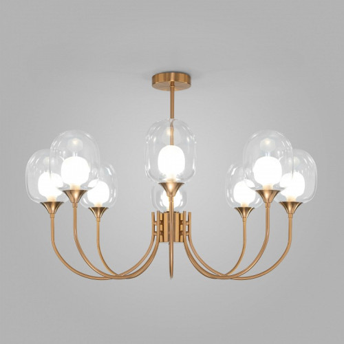 Люстра на штанге Eurosvet Spritz 70217/8 латунь