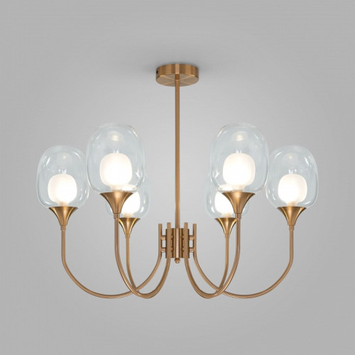 Люстра на штанге Eurosvet Spritz 70217/6 латунь