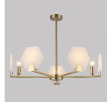 Люстра на штанге Eurosvet Marble 60158/5 латунь