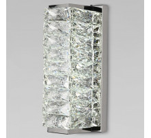 Накладной светильник Eurosvet Blitz 40259 LED хром/ прозрачный хрусталь Strotskis