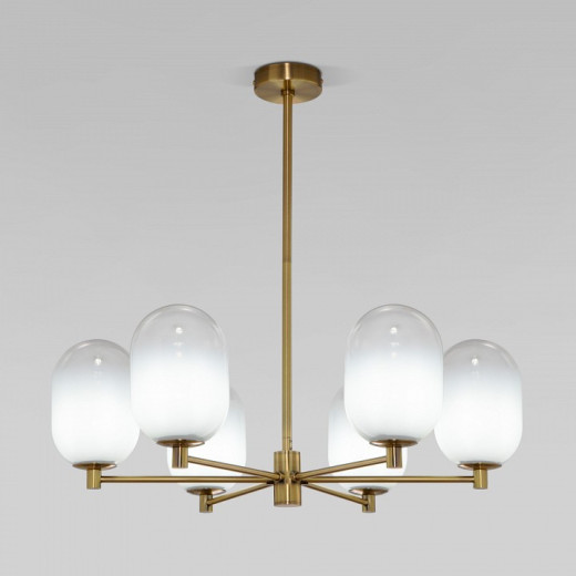 Люстра на штанге Eurosvet Loona 60161/6 латунь