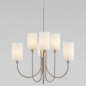 Подвесная люстра Eurosvet Abbey 60164/6 никель