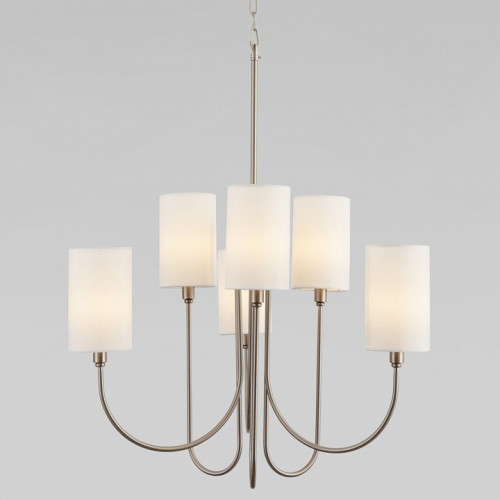 Подвесная люстра Eurosvet Abbey 60164/6 никель