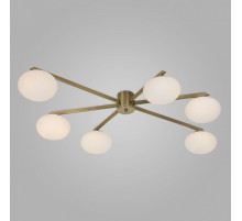 Потолочная люстра Eurosvet Opaline 70220/6 латунь