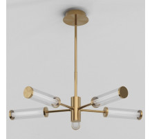 Люстра на штанге Eurosvet Stark 50386/5 LED латунь
