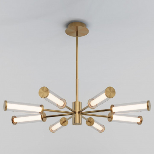 Люстра на штанге Eurosvet Stark 50386 LED латунь