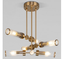 Люстра на штанге Eurosvet Oriens 60166/6 латунь
