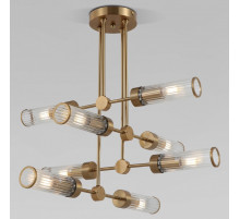Люстра на штанге Eurosvet Oriens 60166/8 латунь