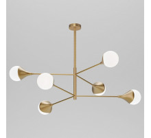 Люстра на штанге Eurosvet Calyx 60168/6 латунь