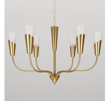 Подвесная люстра Eurosvet Rhyton 60167/6 латунь