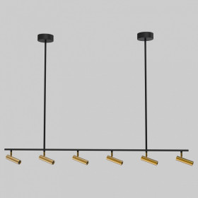 Светильник на штанге Eurosvet Epiphania 20252/6 LED черный/латунь