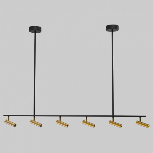 Светильник на штанге Eurosvet Epiphania 20252/6 LED черный/латунь