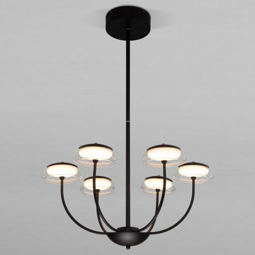 Люстра на штанге Eurosvet Fungo 50388 LED черный