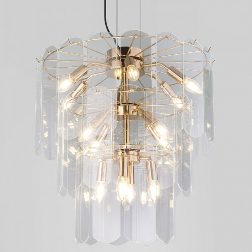 Подвесная люстра Eurosvet Claire 60171 золото