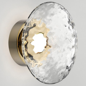 Накладной светильник Eurosvet Ripple 50389/1 LED латунь