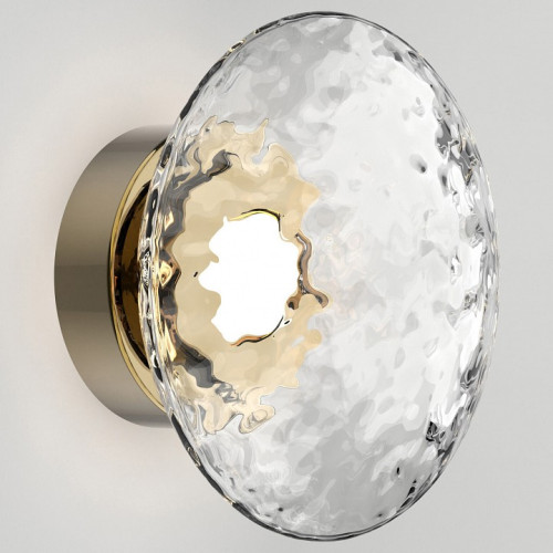 Накладной светильник Eurosvet Ripple 50389/1 LED латунь