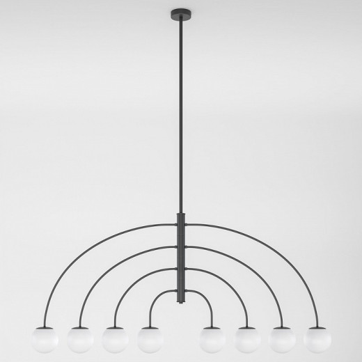 Люстра на штанге Eurosvet Cenacolo 30179/8 черный