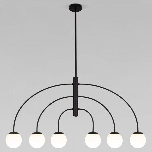 Люстра на штанге Eurosvet Cenacolo 30179/6 черный