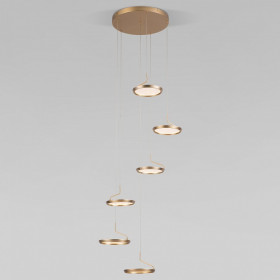 Подвесной светильник Eurosvet Crespella 90034/6 золото