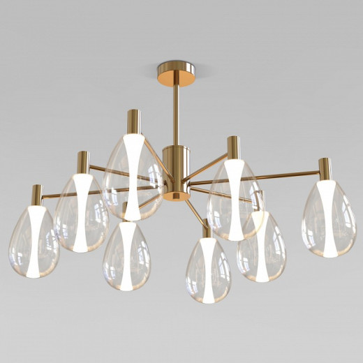 Люстра на штанге Eurosvet Magma 60175/8 латунь