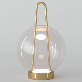 Настольная лампа декоративная Eurosvet Frasco 80507/1 латунь