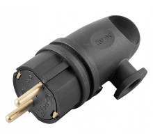 Вилка угловая с заземлением Stekker Одри 32749