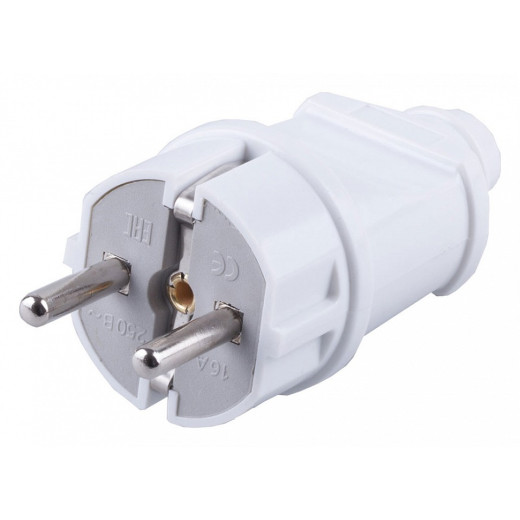 Вилка прямая с заземлением Stekker PPG16-42-201 32851