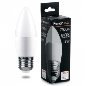 Лампа светодиодная Feron LB-1309 E27 9Вт 6400K 38064