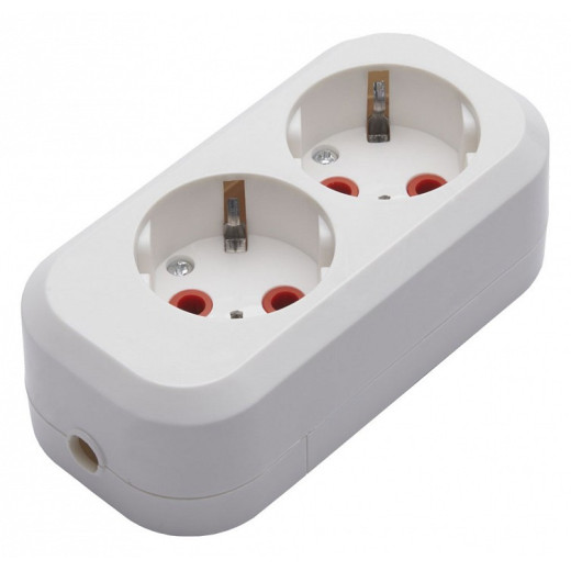 Розетка переносная разборная с заземлением Stekker Бруна 39010