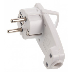 Вилка угловая с заземлением Stekker PPG16-45-202 39039