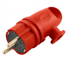 Вилка угловая с заземлением Stekker Одри 39253