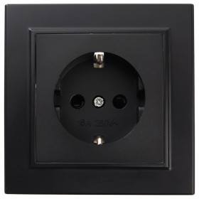 Розетка без заземления и со шторками Stekker Эрна 39479