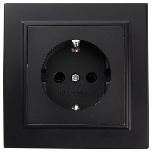 Розетка без заземления и со шторками Stekker Эрна 39479