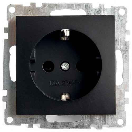 Розетка без заземления и со шторками, без рамки Stekker Катрин 39610