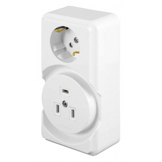 Розетка открытой установки для плит с заземлением Stekker PST32-53-20 39826