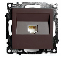 Розетка Ethernet RJ-45 без рамки Stekker Катрин 49023