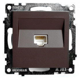 Розетка Ethernet RJ-45 без рамки Stekker Катрин 49023