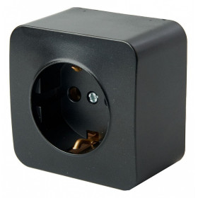 Розетка с заземлением Stekker София 49314