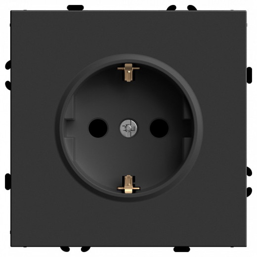 Розетка без заземления и со шторкой, без рамки Stekker RST16-5110-05 49854